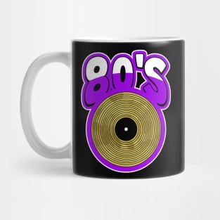 BORN In The 1980 Retro Vinyl Record Mug